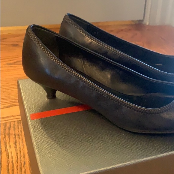 Prada nappa leather cap-toe ballet flats - Picture 4 of 6